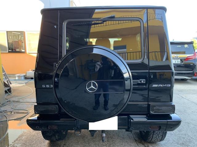 メルセデスベンツ ゲレンデヴァーゲン Gクラス 4WD AMG 高級車 ブラックペイント【明石市　加古川市　神戸市西区　傷へこみ直し　板金修理　塗装　ドレスアップ　カスタム　取り付け　加工　車検　ガラスコーティングお任せください】