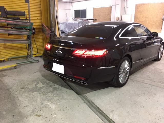 メルセデスベンツ　Sクラス ｓ450 エアロパーツ　取付　WALD　輸入車　高級車【明石市　加古川市　神戸市西区　播磨町　稲美町　傷へこみ直し　板金修理　塗装　ドレスアップ　カスタム　取り付け　加工　車検　ガラスコーティングお任せください】