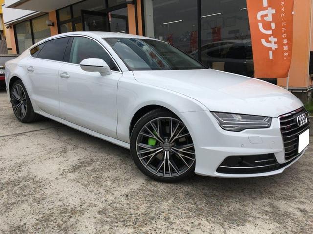 アウディ　A7　Audi　キャリパー　塗装　ペイント　【明石市　加古川市　神戸市西区　播磨町　稲美町　傷へこみ直し　板金修理　塗装　中古車販売　ドレスアップ　カスタム　取り付け　加工　車検　ガラスコーティングお任せください】