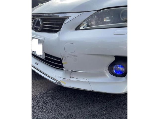 レクサス CT200h LEXUS モデリスタ スポイラー 修理 破損【稲美 レクサス CT200h LEXUS モデリスタ スポイラー 修理 破損【稲美