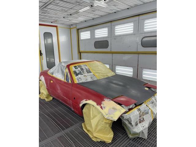 ユーノス　ロードスター　マツダ　全塗装　オールペン　ホイール塗装【稲美町　播磨町　加古川市　明石市　神戸市西区　傷へこみ直し　板金修理　塗装　中古車販売　ドレスアップ　カスタム　取付　加工　車検　ガラスコーティングお任せください】