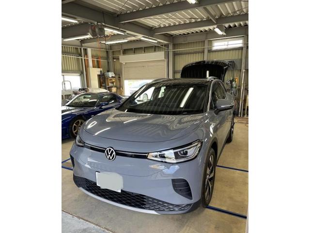 フォルクスワーゲン　ID.4　VW　ドラレコ　前後カメラ　車内カメラ【稲美町　播磨町　加古川市　明石市　神戸市西区　傷へこみ直し　板金修理　塗装　中古車販売　ドレスアップ　カスタム　取付　加工　車検　ガラスコーティングお任せください】
