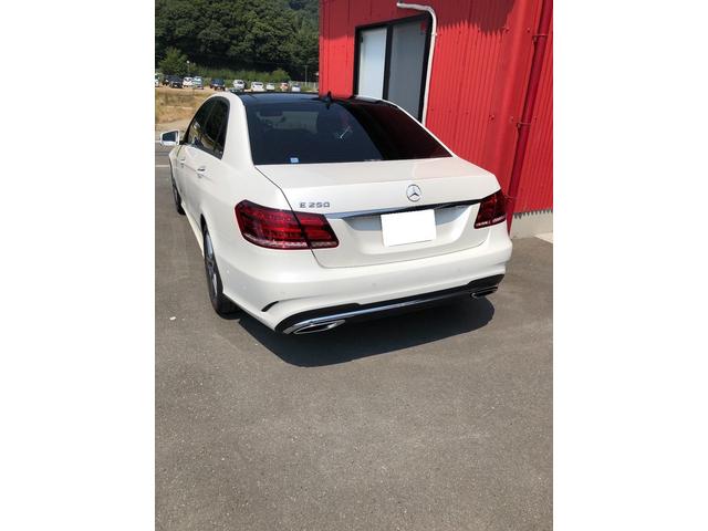 メルセデスベンツ　Eクラス　リアバンパー修理【徳島市　板金　塗装　車検　整備　メンテナンス　山崎ボデーワークス】