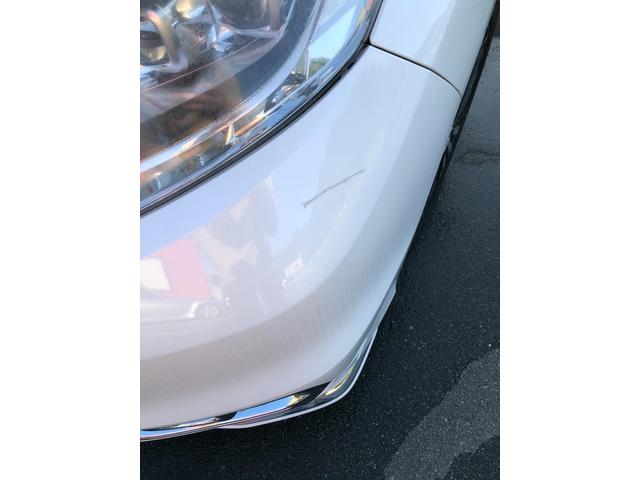 ホンダ　オデッセイ　フロントバンパー修理【徳島市　傷へこみ直し　板金　塗装　車検　整備　メンテナンス　山崎ボデーワークス】