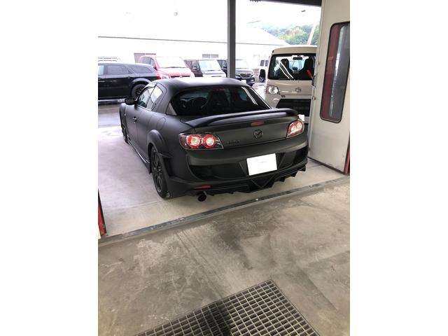 マツダ　RX-8　全塗装【徳島市　傷へこみ直し　板金　塗装　車検　整備　メンテナンス　山崎ボデーワークス】