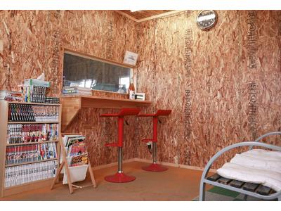 こちらがお客様スペースです。