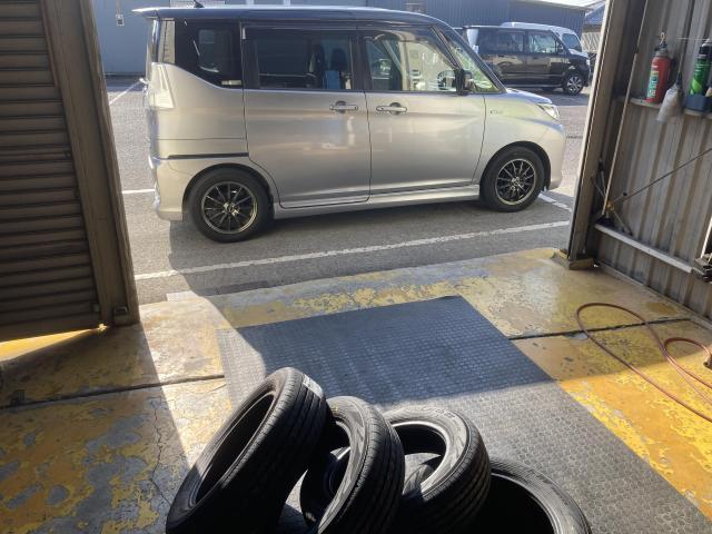 小田原市 日産 サクラ ネット通販で購入したタイヤ 持ち込み交換できます