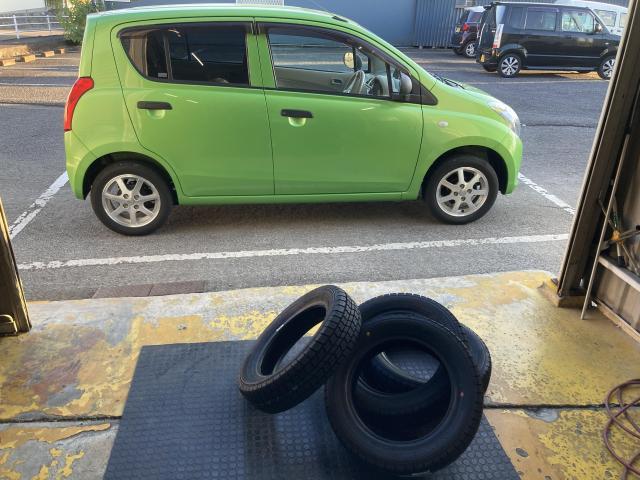 スタッドレスタイヤ 小田原市 スペーシア MK42S 持ち込み交換できます