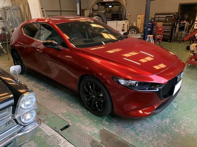 MAZDA３　新古車　ガラスコーティング
新居浜・西条・四国中央