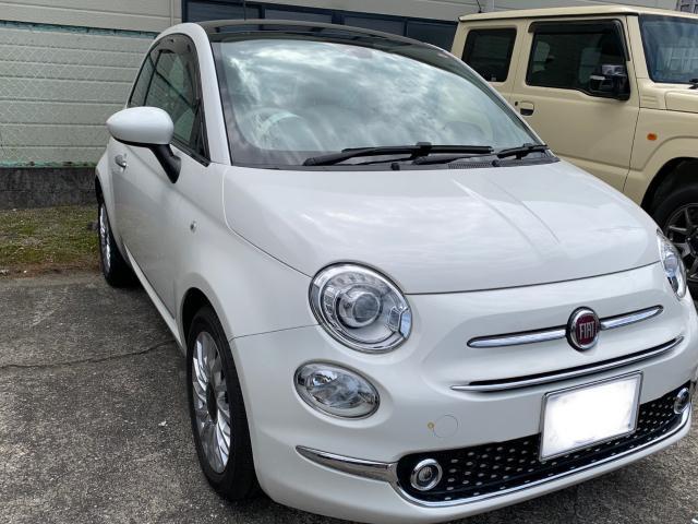 FIAT　フィアット　500　オイル交換　点検整備
新居浜・西条・四国中央