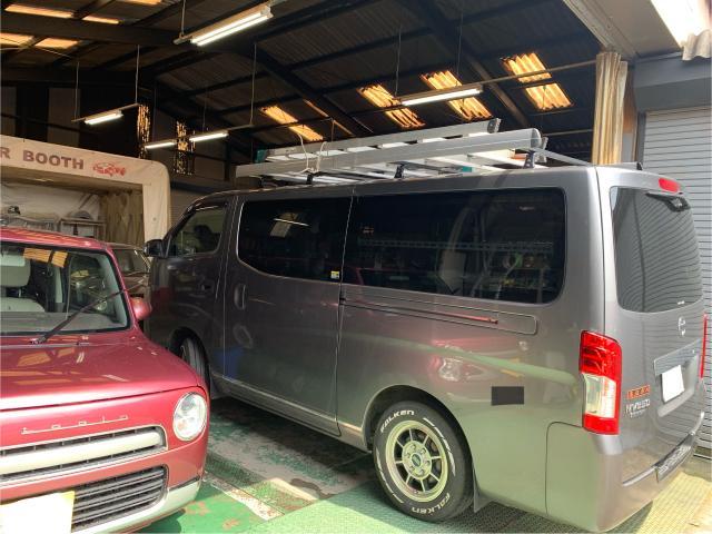 NV350キャラバン　ディーゼル車(オイル交換)、パンク修理
新居浜・西条・四国中央