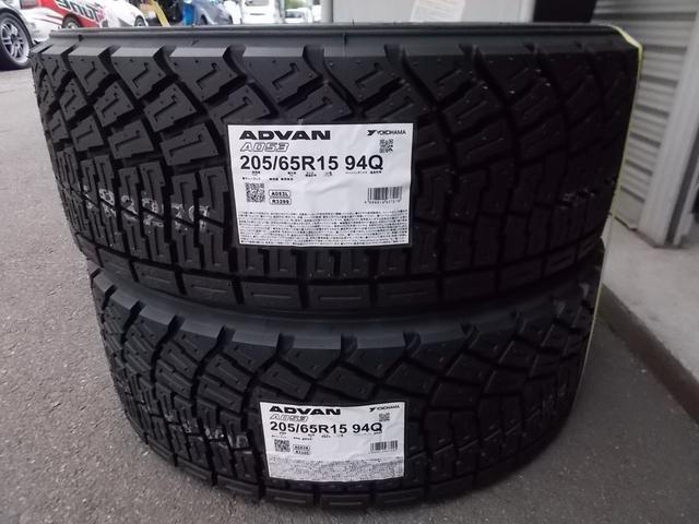 トヨタ　MR2　SW20ターボ　ダート車　ヨコハマ　アドバン　A053　205/65R15　タイヤ交換