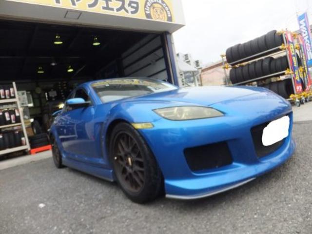 マツダRX-8のタイヤ交換＠タイヤフェスタ大和店