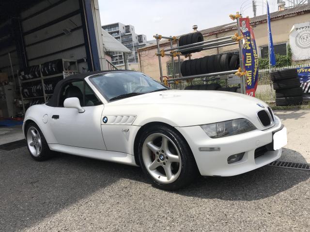 タイヤフェスタ大和店・リピーターの横浜市瀬谷区I様よりBMW Z3のタイヤ交換