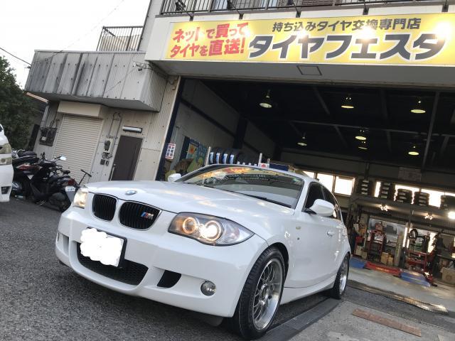 タイヤフェスタ大和店・リピーターの厚木市N様よりBMWのタイヤ交換を承りました