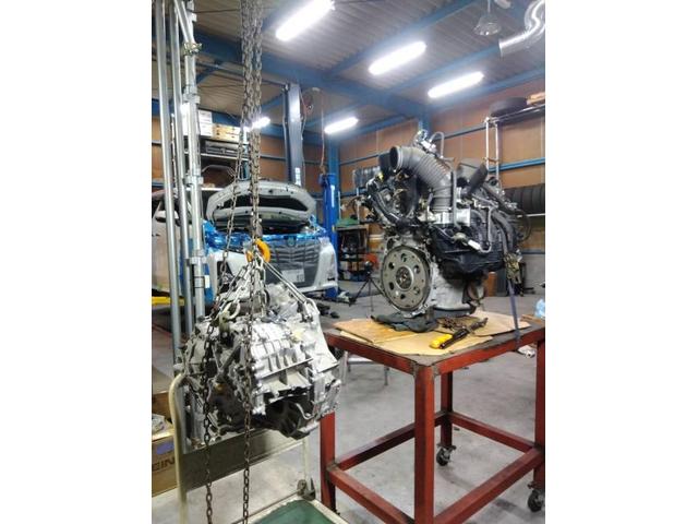 アルファード　オートマ載せ替え【明石市　加古川市　車検　板金　取付修理お任せください】