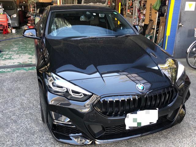 BMW 218d(F46) ダウンサス取り付け作業実施 ／車検・整備・見積もりもお任せ下さい！足立区・葛飾区・北区・荒川区・板橋区・江戸川区・江東区、埼玉県川口市、鳩ケ谷、八潮市、他地域のお客様も大歓迎です！