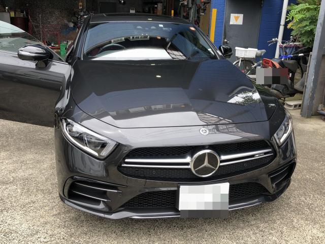 メルセデスＡＭＧ ＣＬＳ６３ (C257)パナメリカーナグリル交換・レーダー探知機取り付け作業作業実施 ／車検・整備・見積もりもお任せ下さい！足立区・葛飾区・北区・荒川区・板橋区、埼玉県川口市、八潮市、他地域のお客様も大歓迎です！