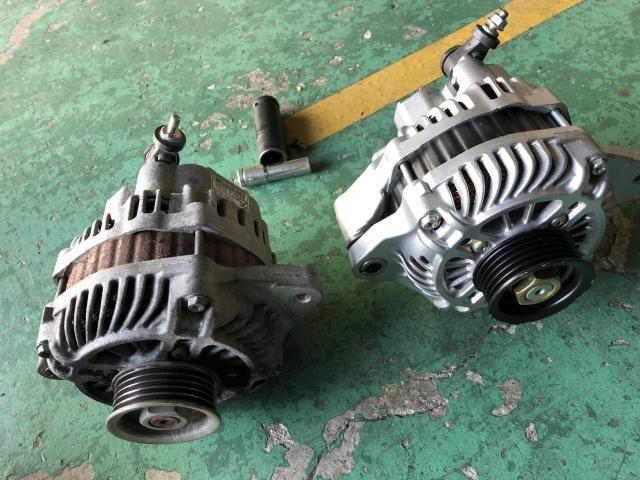 スズキ スイフトスポーツ チャージランプ点灯・充電不良点検・オルタネーター交換作業実施 ／車検・整備・見積もりもお任せ下さい！足立区・北区・板橋区、埼玉県川口市、八潮市、他地域のお客様も大歓迎です！