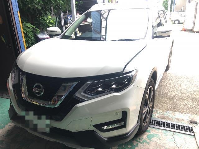 日産 エクストレイル バッテリー交換作業実施 ／車検・整備・見積もりもお任せ下さい！足立区・葛飾区・北区・荒川区・板橋区・江戸川区、埼玉県川口市、鳩ケ谷、八潮市、他地域のお客様も大歓迎です！
