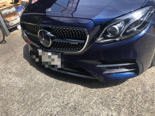 メルセデスＡＭＧ E43(W213) ダイヤモンドグリル交換作業実施 ／車検・整備・見積もりもお任せ下さい！足立区・葛飾区・北区・荒川区・板橋区・江戸川区・江東区、埼玉県川口市、八潮市、他地域のお客様も大歓迎です！