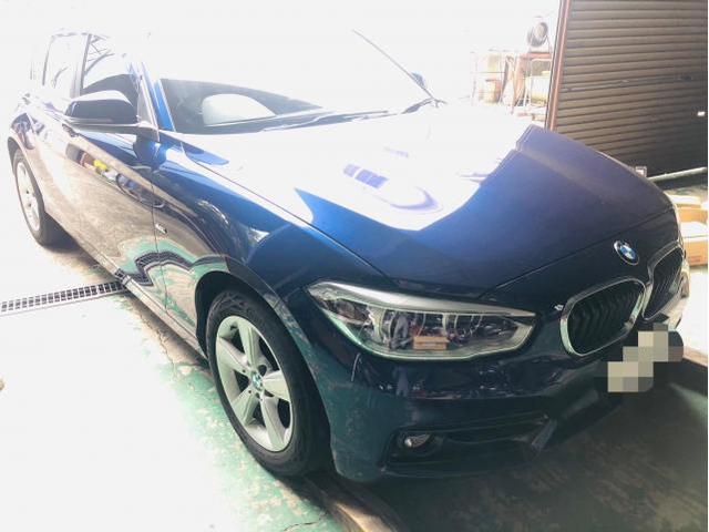 BMW 118d (F20) エンジンオイル交換作業実施 ／車検・整備・見積もりもお任せ下さい！足立区・葛飾区・北区・荒川区・板橋区・江戸川区・江東区、埼玉県川口市、鳩ケ谷、八潮市、他地域のお客様も大歓迎です！