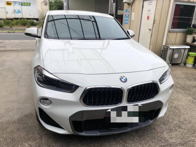 BMW X2 エンジンオイル・オイルエレメント交換作業実施 ／車検・整備・見積もりもお任せ下さい！足立区・葛飾区・北区・荒川区・板橋区、埼玉県川口市、八潮市、他地域のお客様も大歓迎です！