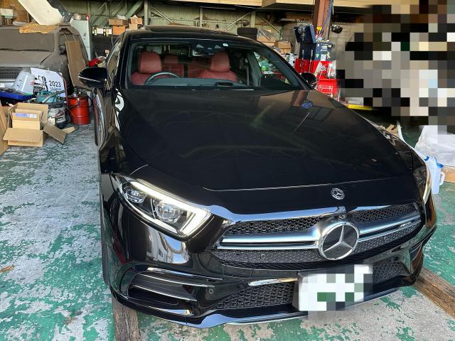 メルセデス ＡＭＧ ＣＬＳクラス (C257) パナメリカーナグリル交換作業実施 ／車検・整備・見積もりもお任せ下さい！足立区・葛飾区・北区・荒川区・板橋区・江戸川区・江東区、埼玉県川口市、鳩ケ谷、八潮市、他地域のお客様も大歓迎です！