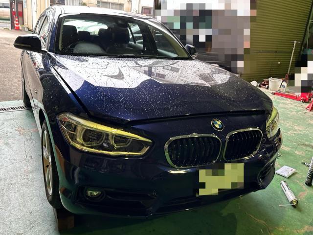 ＢＭＷ １シリーズ (F20) エンジンオイル・オイルエレメント交換作業実施 ／車検・整備・見積もりもお任せ下さい！足立区・葛飾区・北区・荒川区・板橋区・江戸川区・江東区、埼玉県川口市、鳩ケ谷、八潮市、他地域のお客様も大歓迎です！