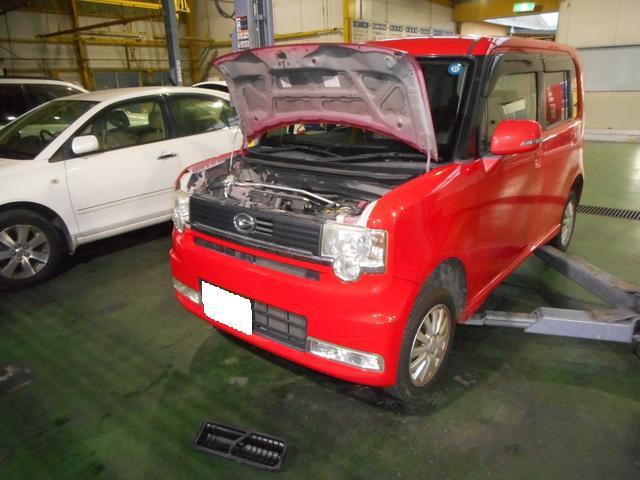 ダイハツ　ムーブ　Ｌ５７5S　タペットカバーパッキン　ウォーターポンプ交換　福岡市東区
福岡市博多区　糟屋郡　ホリデー車検福岡東
