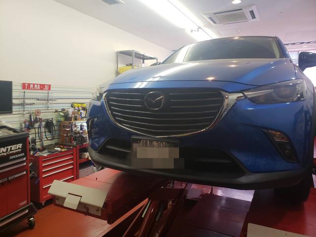 マツダ　CX-3のタイヤ交換