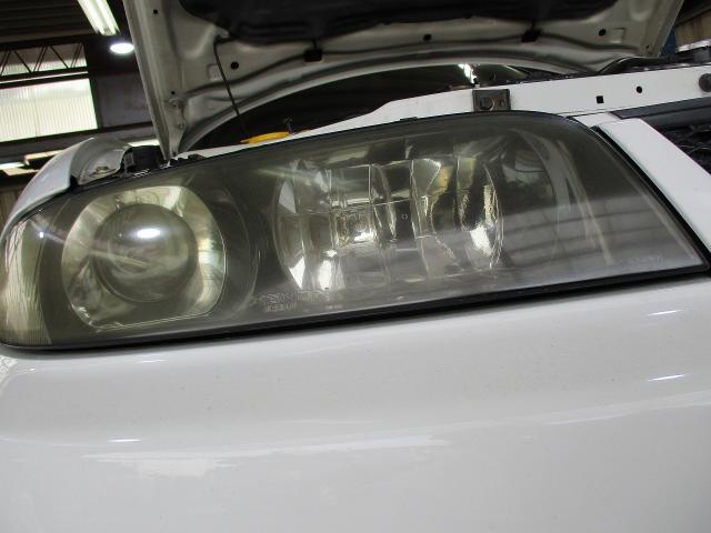 日産　スカイライン　GTR　BCNR33　点検整備　プラグ交換　ヘッドライトコーティング　ライト磨き　湘南　茅ヶ崎　藤沢