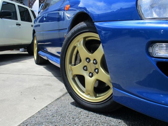 スバル　インプレッサ　GC8　ラジエーター交換　シフトリンクブッシュ交換　ノックセンサー交換　社外ラジエーター　ブリッツ　交換施工　湘南　茅ヶ崎　アスリート湘南波乗り自動車