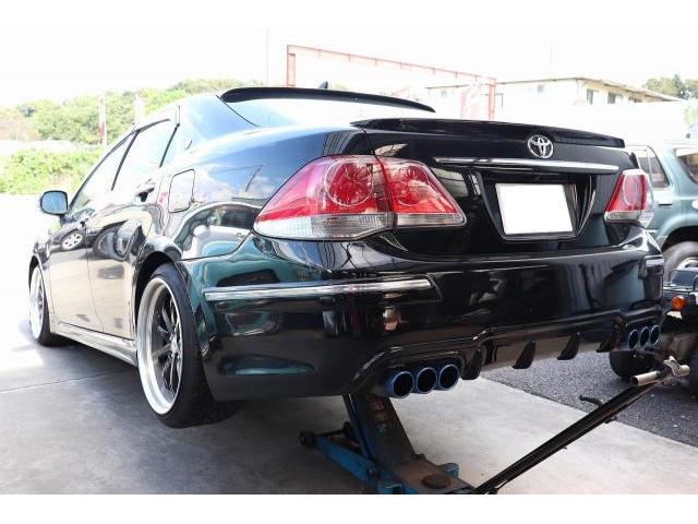 トヨタ クラウンアスリート GSR200改 マフラー交換 社外マフラー トヨタ クラウンアスリート GSR200改 マフラー交換 社外マフラー