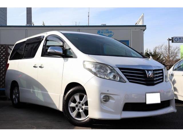 トヨタ　アルファード　ANH20W　車検　継続車検　法定24ヶ月点検　SNS割引　各所点検整備　湘南　茅ヶ崎市　藤沢市