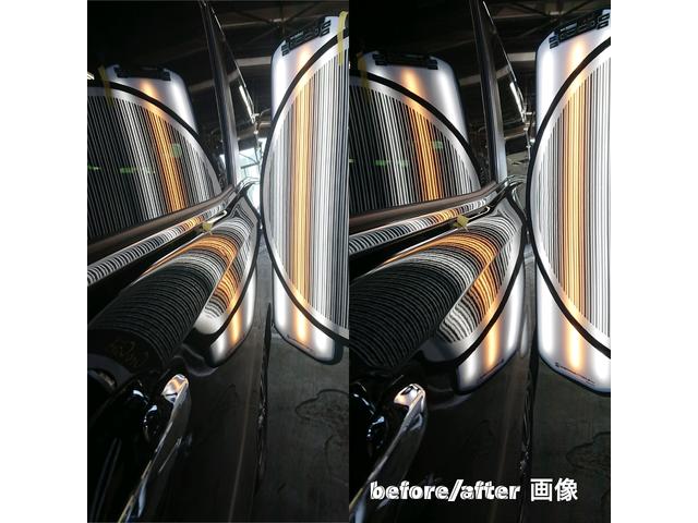 トヨタ エスクァイア スライドドアのえくぼ状のへこみのデントリペア