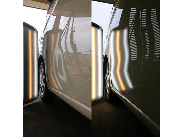 ホンダ N-WGNのフロントドアのへこみのデントリペア