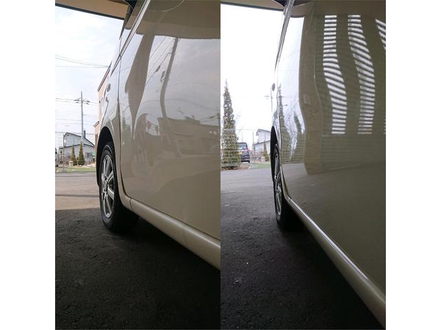 ホンダ N-WGNのフロントドアのへこみのデントリペア