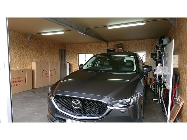 マツダ CX-5のルーフパネルのへこみのデントリペア
