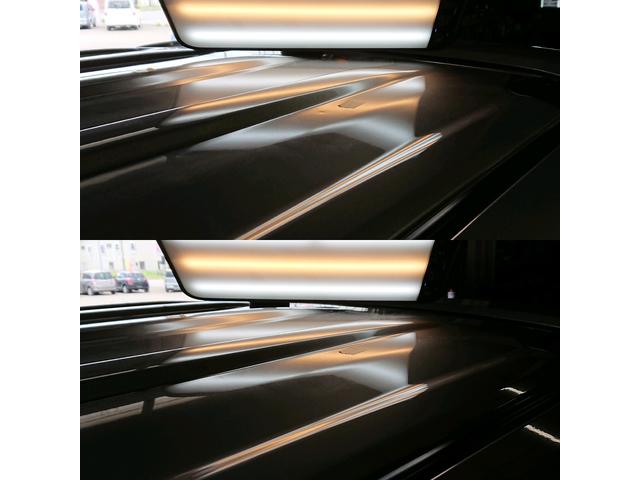 スズキ スペーシアカスタムのルーフパネル2箇所のへこみのデントリペア