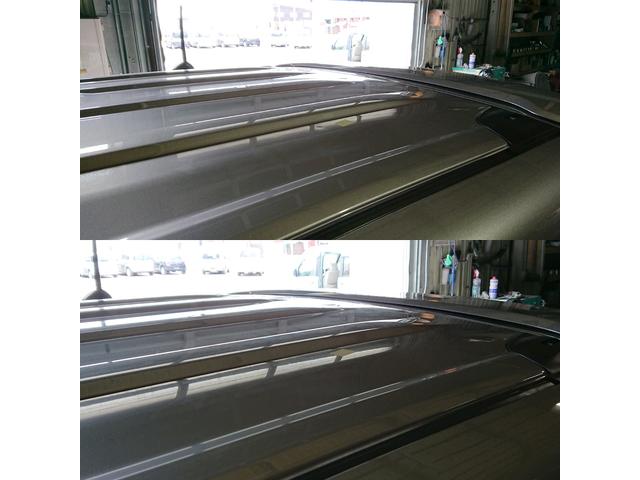 スズキ スペーシアカスタムのルーフパネル2箇所のへこみのデントリペア