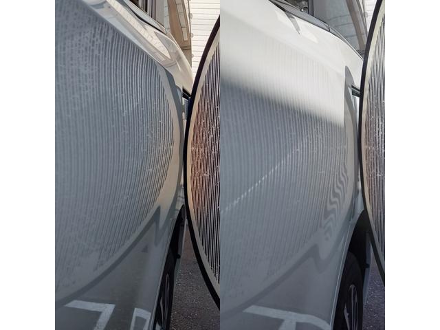 トヨタ　エスクァイアのスライドドアパネルの凹みのデントリペア