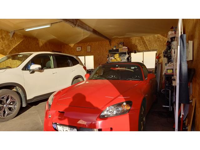 ホンダ S2000のアルミボンネットの凹みのデントリペア