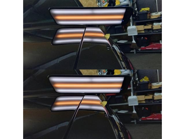 ダッチ チャレンジャーのボンネット、ルーフ、Cピラー、フロントフェンダーの複数箇所の凹みのデントリペア