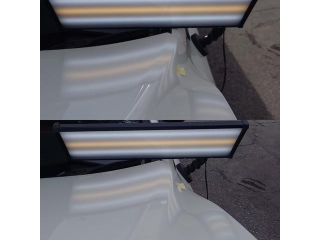 トヨタ ハリアーのボンネットの凹みのデントリペア