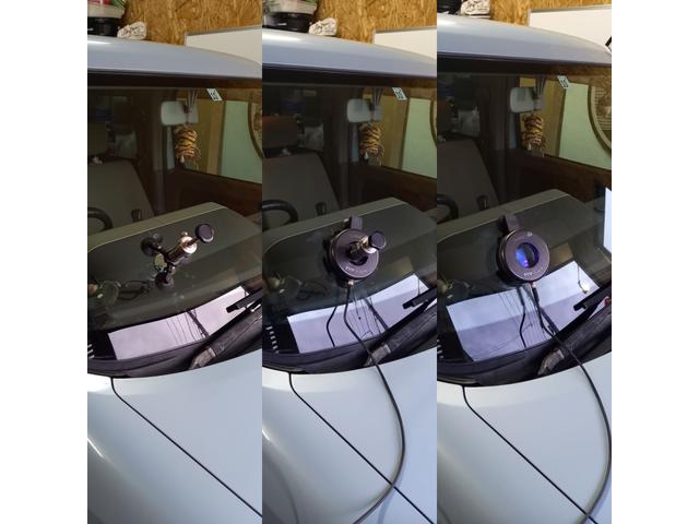 ニッサン キューブのフロントガラスのウィンドリペア