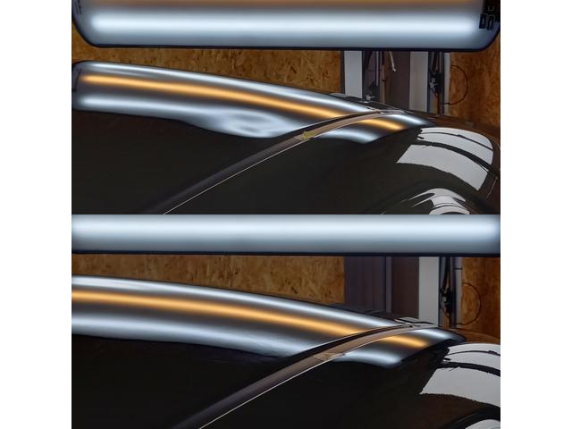 トヨタ プレミオのルーフパネルの大きな凹みのデントリペア