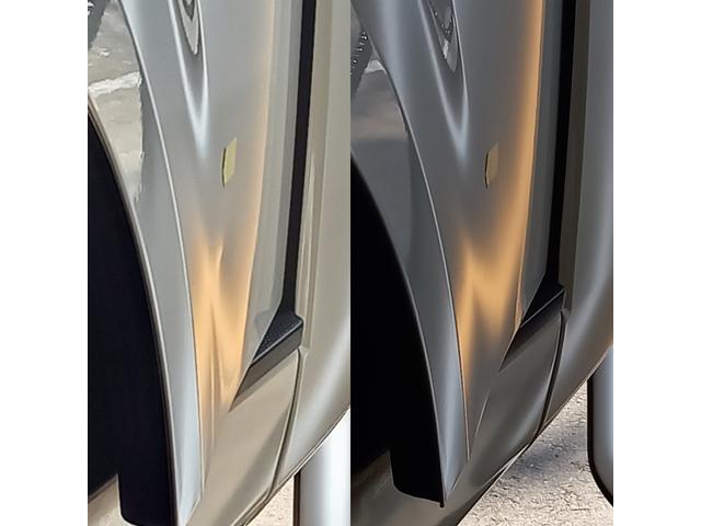 トヨタ ハイエースバンのスライドドアのデントリペア