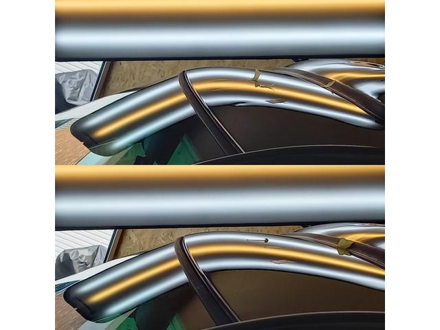 トヨタ ランドクルーザーのルーフパネル4箇所の凹みのデントリペア