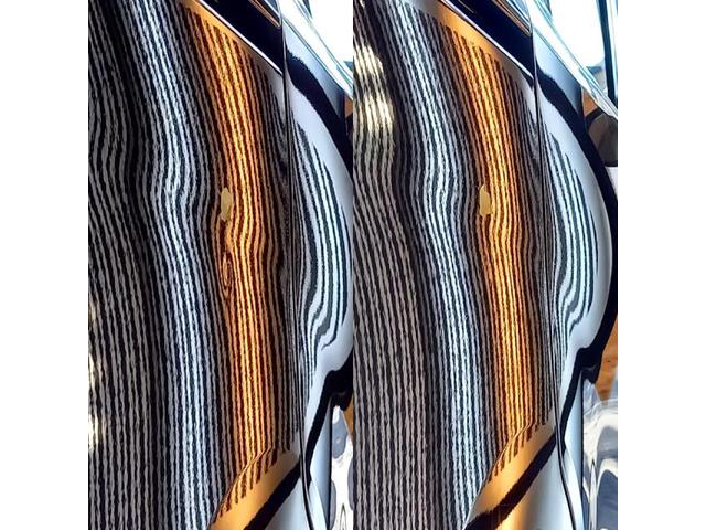 トヨタ エスクァイアのクォーターバネルのエクボ状の凹みのデントリペア